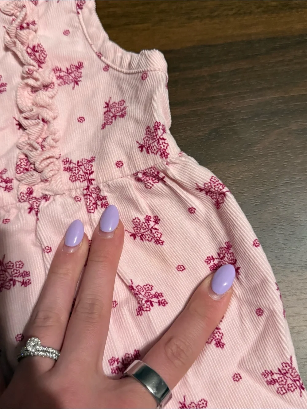 Baby girl vintage Gymboree corduroy jumpsuit 1999